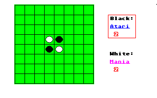 Othello atari screenshot